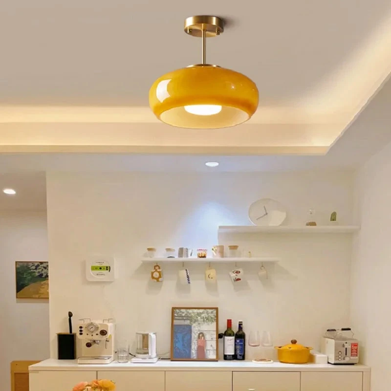 Plafonnier Moyen Simple Bauhaus Egg Tart 5 Plafonnier Moyen Simple Bauhaus Egg Tart – Image 3