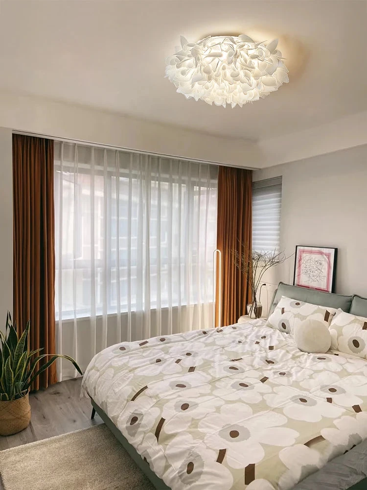 Plafonnier En Acrylique Créatif à Pétales Design Moderne Décoratif 7 Plafonnier En Acrylique Créatif à Pétales Design Moderne Décoratif – Image 5