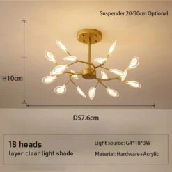 Lustre Moderne Simple Design Créatif Pour Décoration Intérieure 30 Lustre Moderne Simple Design Créatif Pour Décoration Intérieure -Lumeers Boutique S1e5c87d499dd47dca8f0c7b71c475410X
