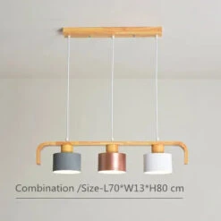 Suspension Nordiques Abat-jour En Métal Led En Bois Décor à La Maison Lampe Suspendue Restaurant Café Intérieur Créativité Lustres Luminaires -Lumeers Boutique S1e88c6fffa7e499ca536c90cd656ba0a1