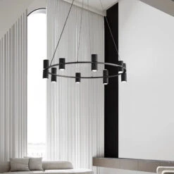 Suspension Haut De Gamme En Cuivre Et Pierre Noire -Lumeers Boutique S1fb3698cb4914208b00e105fdc96c50fy