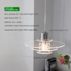 Suspension à Led En Acrylique Pour Restaurant Et Magasin De Vêtements -Lumeers Boutique S254b33ee261545789f0e899354bb9204t