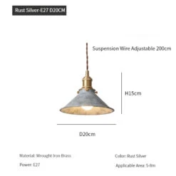 Suspension Loft Luminaire Vintage Industriel Avec Abat-jour En Métal 24 Suspension Loft Luminaire Vintage Industriel Avec Abat-jour En Métal -Lumeers Boutique S2581e89fbd3041bbbf575004064040b6M