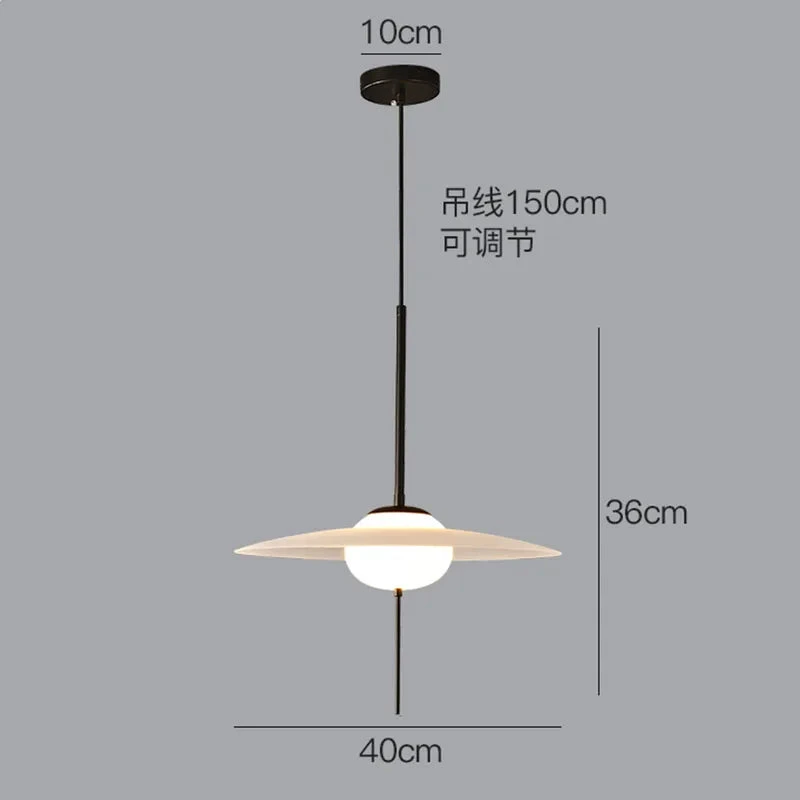 Suspension Décorative Soucoupe Volante Design Nordique En Led 8 Suspension Décorative Soucoupe Volante Design Nordique En Led – Image 6