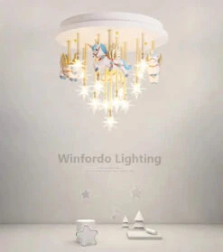 Suspension Lumineuse Enfantine Pour Chambre à Coucher Amusante