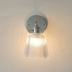 Applique Murale En Verre Et Fer Chromé Design Contemporain Avec Bras Réglable -Lumeers Boutique S274c2661059143b68a92294670320297v