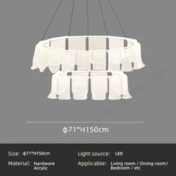 Suspension Moderne Et Créatif En Acrylique à LED 19 Suspension Moderne Et Créatif En Acrylique à LED -Lumeers Boutique S276f8f5f6b824e188c17241b2b465581y