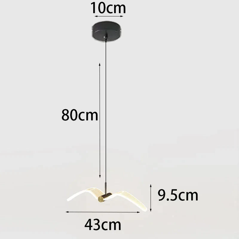 Led Mouette Suspension Lumières Chambre Chevet Fond Tenture Murale Lampes Pour Plafond Créatif Décor à La Maison Suspension Luminaire 8 Led Mouette Suspension Lumières Chambre Chevet Fond Tenture Murale Lampes Pour Plafond Créatif Décor à La Maison Suspension Luminaire – Image 6
