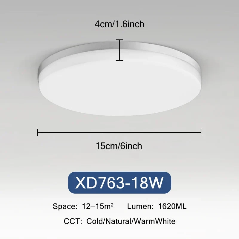 Plafonnier Rond Ultra-mince Led Moderne Pour éclairage Intérieur 12 Plafonnier Rond Ultra-mince Led Moderne Pour éclairage Intérieur – Image 10