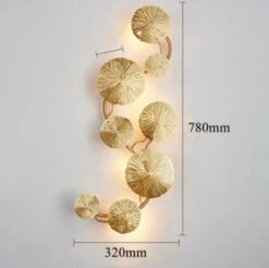 Applique Murale Moderne En Forme De Feuille De Lotus 21 Applique Murale Moderne En Forme De Feuille De Lotus -Lumeers Boutique S29c41c22e59c4b0a9398e0a7c199097eS