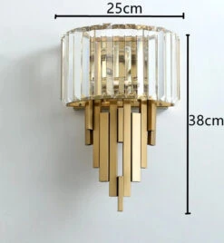 Applique Murale Luxe Moderne Avec Abat-jour Cristal Brillant 13 Applique Murale Luxe Moderne Avec Abat-jour Cristal Brillant -Lumeers Boutique S2b7313195662499b8419754f40571140A