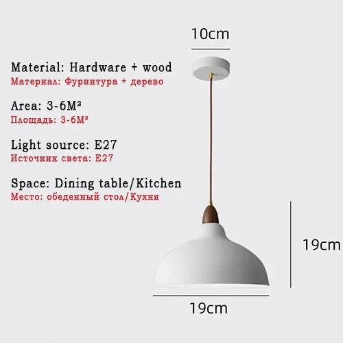 Lustre LED Nordique Lampes Suspendues Industrielles Luminaire D'intérieur Pour Salon Salle à Manger Cuisine Décor Noir Blanc Suspension 10 Lustre LED Nordique Lampes Suspendues Industrielles Luminaire D'intérieur Pour Salon Salle à Manger Cuisine Décor Noir Blanc Suspension – Image 8