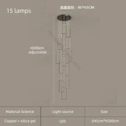 Lustre Moderne En Cuivre Avec éclairage LED Design élégant 29 Lustre Moderne En Cuivre Avec éclairage LED Design élégant -Lumeers Boutique S2d2af3f816574b368bb8af5f3280015en