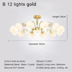 Lustre En Cristal Nordique à Led Pour Décoration Intérieure Moderne 29 Lustre En Cristal Nordique à Led Pour Décoration Intérieure Moderne -Lumeers Boutique S2ea4b938fecd4955965a2d1ff40a4923z