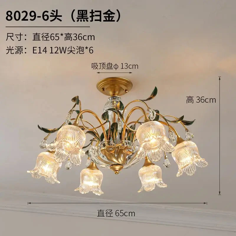 Lustre Méditerranéen En Verre Avec Motifs Floraux Tendance 10 Lustre Méditerranéen En Verre Avec Motifs Floraux Tendance – Image 8