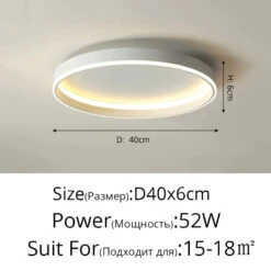 Plafonnier Led Nordique Moderne Pour Salon -Lumeers Boutique S3360ca501459499594673f02486c4776y
