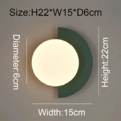 Applique Murale Design Créatif Moderne Simple Colorée -Lumeers Boutique S33d657715016496fa1afb2cf25dc573cm