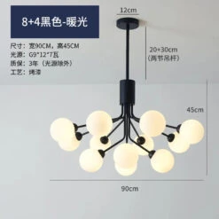 Lustre Haricot Magique En Verre éclairage Moderne Romantique 20 Lustre Haricot Magique En Verre éclairage Moderne Romantique -Lumeers Boutique S3461424ef5664b0883876ffceaef0d3cX