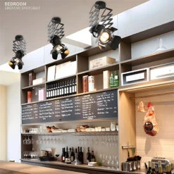 Plafonnier Vintage Industriel Pour Bar Et Vêtements Rétro 13 Plafonnier Vintage Industriel Pour Bar Et Vêtements Rétro -Lumeers Boutique S36a3f298e37b4ba9bf95ebec1cccebcfZ