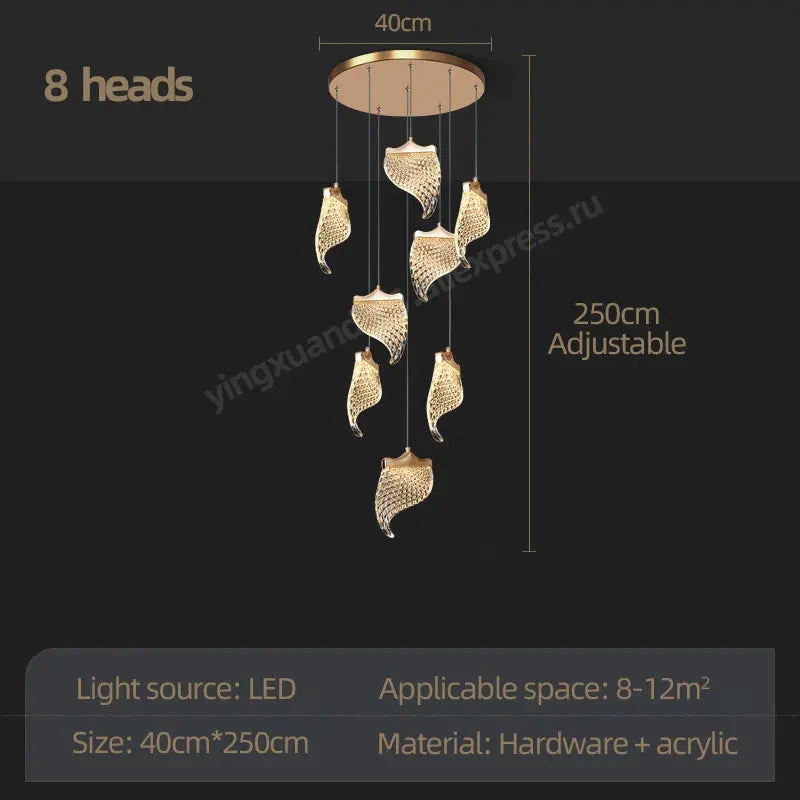 Lustre Led Suspendu Pour éclairage Moderne Intérieur 16 Lustre Led Suspendu Pour éclairage Moderne Intérieur – Image 14