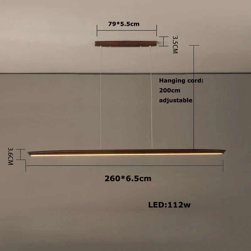 Lustre Suspendu En Bois Design Tendance Dimmable Pour Intérieur Moderne 16 Lustre Suspendu En Bois Design Tendance Dimmable Pour Intérieur Moderne – Image 14
