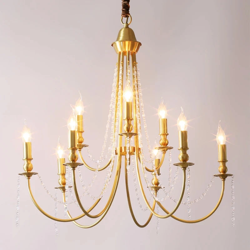 Lustre En Laiton Moderne Pour éclairage Intérieur élégant 9 Lustre En Laiton Moderne Pour éclairage Intérieur élégant – Image 7