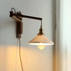 Applique Murale Japonaise Réglable En Bois Massif -Lumeers Boutique S39b5c04fd90044028b549d4a086d2a67S