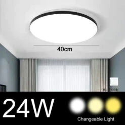 Plafonnier Led Moderne Ultra Mince En Acrylique Pour Un éclairage élégant 22 Plafonnier Led Moderne Ultra Mince En Acrylique Pour Un éclairage élégant -Lumeers Boutique S3a99e3adb2c14237b572ee2212d4c6e3f