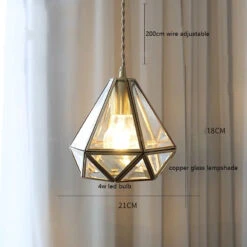 Suspension Vintage En Cuivre Avec Abat-jour En Verre Fait Main 30 Suspension Vintage En Cuivre Avec Abat-jour En Verre Fait Main -Lumeers Boutique S3ad76f476ff540a9a4202f796841681cH