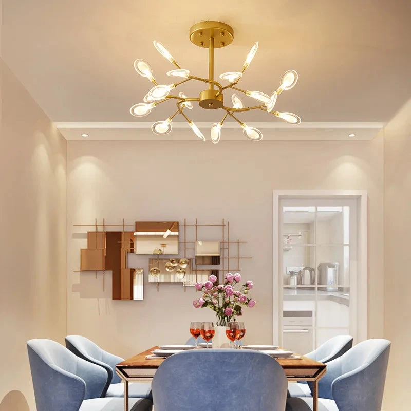 Lustre Moderne Simple Design Créatif Pour Décoration Intérieure 5 Lustre Moderne Simple Design Créatif Pour Décoration Intérieure – Image 3