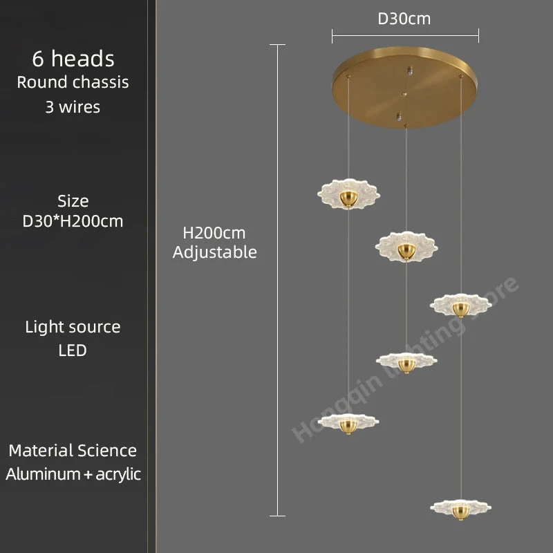 Lustre Moderne à Led Pour éclairage Intérieur Décoratif 17 Lustre Moderne à Led Pour éclairage Intérieur Décoratif – Image 15