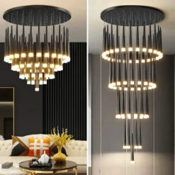 Lustre Suspendu Moderne à LED Pour Intérieur Contemporain