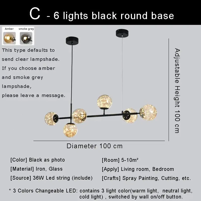 Lustre Led Moderne Design Nordique Pour Décoration Intérieure 14 Lustre Led Moderne Design Nordique Pour Décoration Intérieure – Image 12