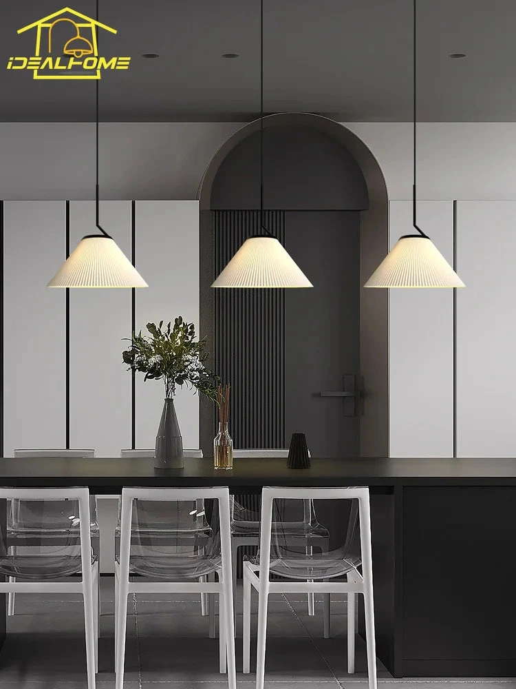 Suspension Led Plissée Design Ambiance Pour Décoration Intérieure 5 Suspension Led Plissée Design Ambiance Pour Décoration Intérieure – Image 3