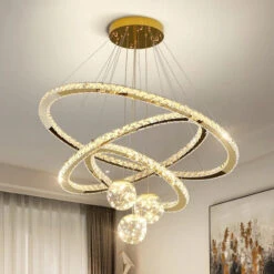 Lustre Moderne En Cristal à Led Avec Finition Dorée étoile 17 Lustre Moderne En Cristal à Led Avec Finition Dorée étoile -Lumeers Boutique S4224b90e2ec34f4690d3ec0d06809d70W