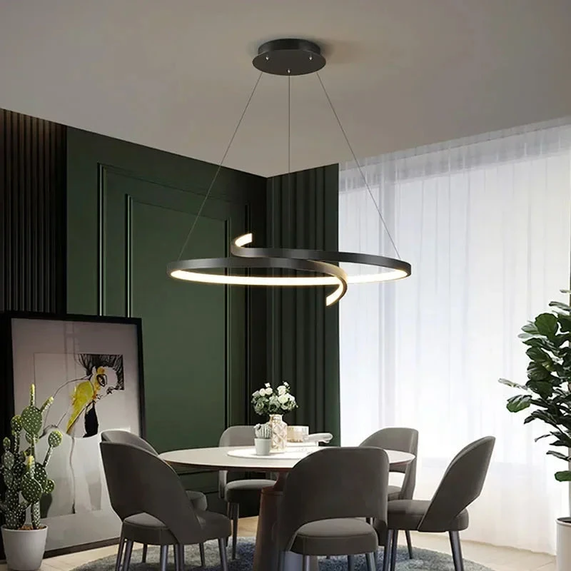 Suspension Moderne Led Pour éclairage Intérieur Et Décoration 5 Suspension Moderne Led Pour éclairage Intérieur Et Décoration – Image 3