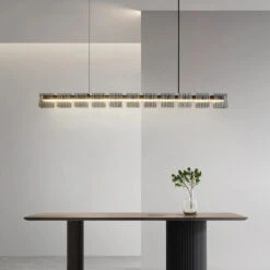 Suspension Moderne En Acier Inoxydable Avec éclairage Led élégant