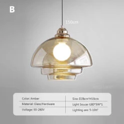 Suspension Rétro En Verre Plaqué Pour Décoration Moderne 19 Suspension Rétro En Verre Plaqué Pour Décoration Moderne -Lumeers Boutique S44b774cfeaf94e20b6d5194cd78c8cb7f