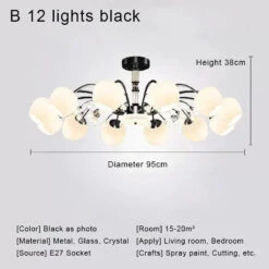 Lustre En Cristal Nordique à Led Pour Décoration Intérieure Moderne 30 Lustre En Cristal Nordique à Led Pour Décoration Intérieure Moderne -Lumeers Boutique S457901452f3a41eaaa81bbaaa6fda66ab