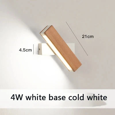 Applique Murale Rotative Nordique En Bois Massif Led Réglable 14 Applique Murale Rotative Nordique En Bois Massif Led Réglable – Image 12