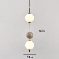 Glass Ball LED Pendant Light Ceiling Suspension Hanging For Living Dining Room Bedroom -Lumeers Boutique S4715accce1e3454bba8afe305d10a082y