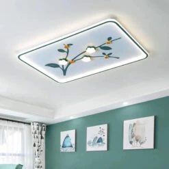 Plafonnier Led Design Floral Pour Décoration Moderne De Plafond -Lumeers Boutique S471a67483efa4d998749cb1a28aabb56m