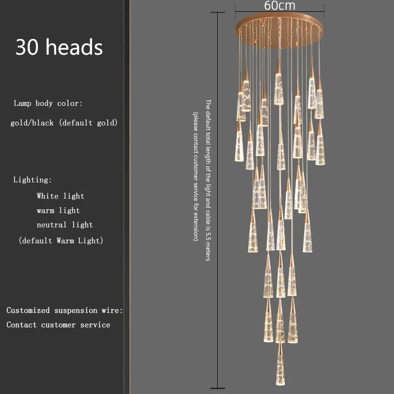 Lustre Moderne Suspendu à Branches Avec Longue Ligne à Led 9 Lustre Moderne Suspendu à Branches Avec Longue Ligne à Led – Image 7