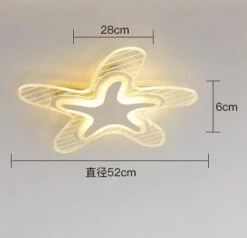 Plafonnier étoile Led Pour Décoration Et éclairage Intérieur -Lumeers Boutique S49b25b1cd75643cb9d819b80f4b094342