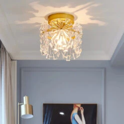 Plafonnier En Verre Flocon De Neige Design Moderne Luxe