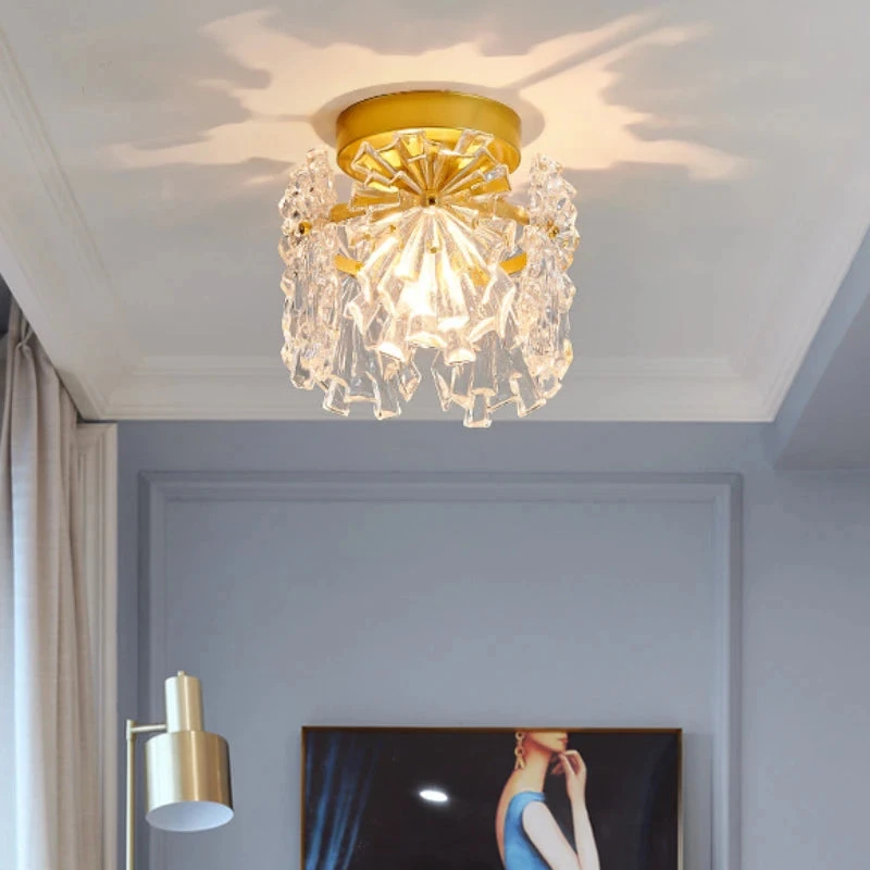 Plafonnier En Verre Flocon De Neige Design Moderne Luxe 3 Plafonnier En Verre Flocon De Neige Design Moderne Luxe