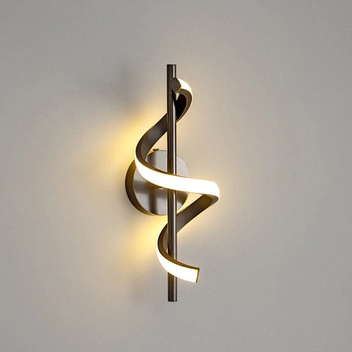 Applique Murale Design LED Métallique Ondulé Polino 9 Applique Murale Design LED Métallique Ondulé Polino – Image 7