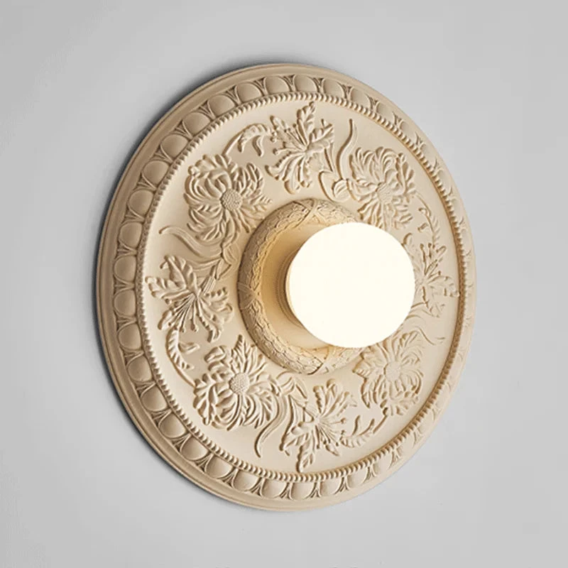 Applique Murale Rétro Haute Gamme Avec Abat-jour En Verre Blanc 3 Applique Murale Rétro Haute Gamme Avec Abat-jour En Verre Blanc