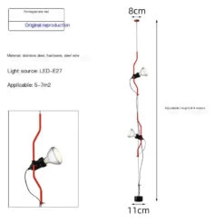 Lustre Sur Pied Minimaliste Italien à Hauteur Réglable Décoratif -Lumeers Boutique S4b84cf295f22429da2162b280e25f6f2N