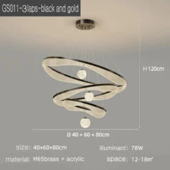 Suspension Moderne à Led Pour éclairage Intérieur élégant -Lumeers Boutique S4d71301beaa241659fe0b869796462f1E
